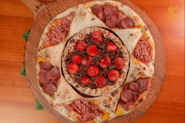 Inovação pizza Cacique Premium