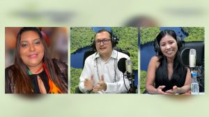 Invest Amazônia Pod, Débora Denecke, Rubenson Chaves e Elizete Tikuna