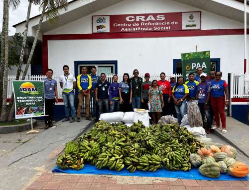 Em Eirunepé, Idam atua no escoamento de 1,2 tonelada de alimentos