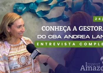 Andrea Lanza, gestora do CBA, visita a Invest Amazônia Brasil