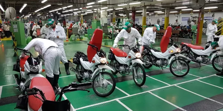 Honda Motos registra aumento de 10% em 2023