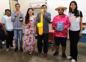 Arte e cultura amazônica na feira de linguagens com alunos especiais