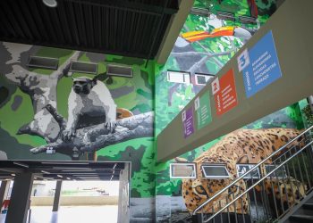 Orientações aos visitantes do mirante Lúcia Almeida é oferecido no espaço