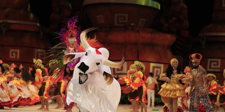 Caprichoso e Garantido estreiam no ‘São João da Thay’, no Maranhão