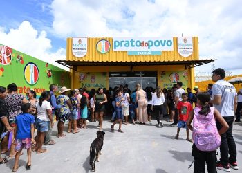 Prefeitura de Manaus inaugura nova unidade do programa Prato do Povo no bairro Tarumã-Açu
