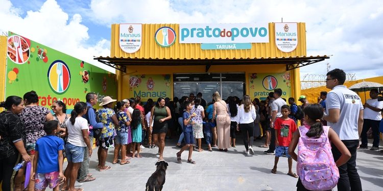 Prefeitura de Manaus inaugura nova unidade do programa Prato do Povo no bairro Tarumã-Açu