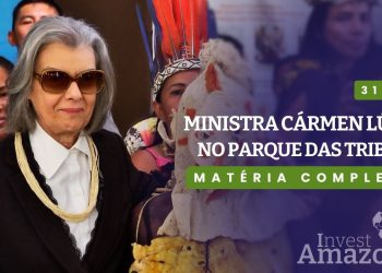 MINISTRA CÁRMEN LÚCIA VISITA COMUNIDADE INDÍGENA NO PARQUE DAS TRIBOS