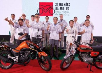 Moto Honda da Amazônia celebra 30 milhões de motocicletas produzidas no Brasil