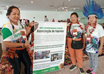 Artesãs indígenas representam o Amazonas na Feira Nacional de Artesanato 2024