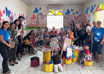 Servidores e colaboradores da Suframa realizam doação de presentes para crianças