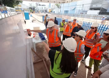 Comitiva do BNDES visita obras da COP 30