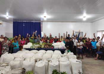 Idam distribui 7 toneladas de alimentos cultivados por agricultores indígenas