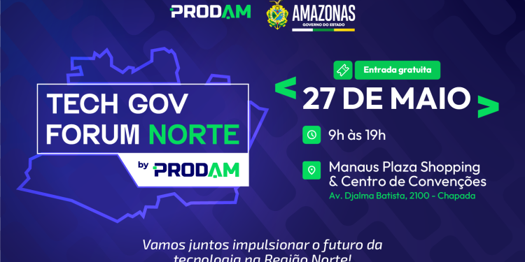 Fórum Tech Gov Norte abre inscrições para debater futuro da administração pública