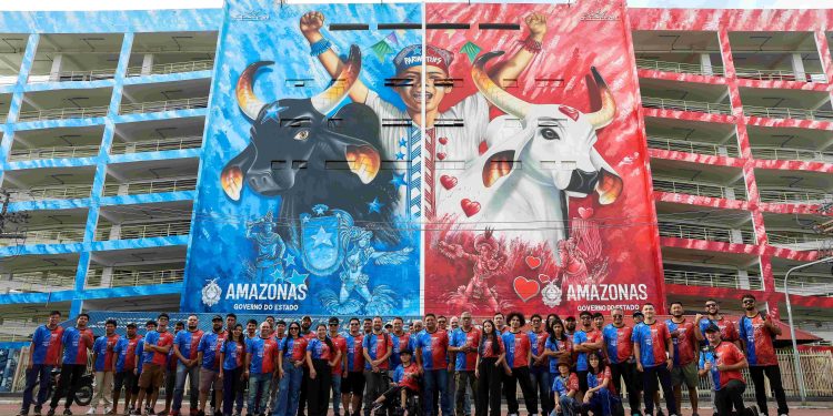 Parintins se transforma em galeria a céu aberto na 4ª edição do Projeto Galeria Cidade Aberta