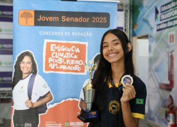 Aluna da EE Manuel Rodrigues de Souza representará o Amazonas no programa Jovem Senador
