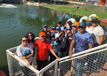 Ação ambiental com estudantes em Manaus