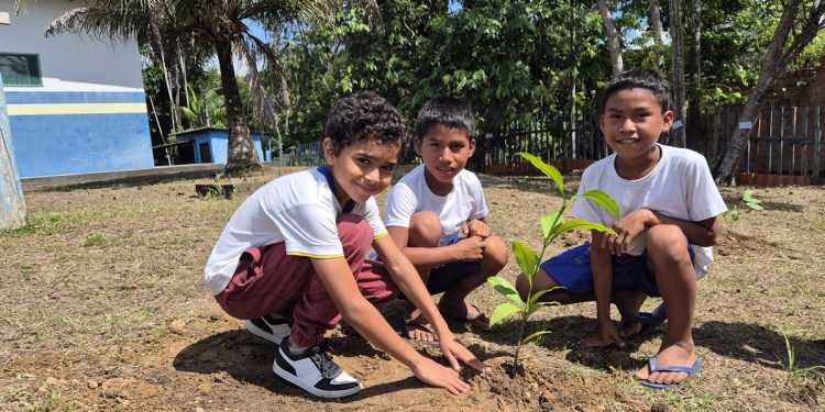 Prefeitura de Manaus promove ação ambiental na RDS do Tupé