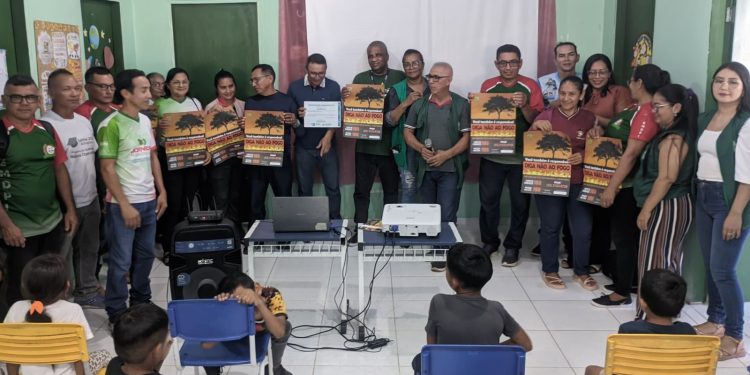 Educação ambiental em Silves combate queimadas com Ipaam