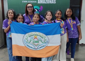 Liga do Oceano Curumim Tech conquista título na Mostra Nacional de Robótica 2025