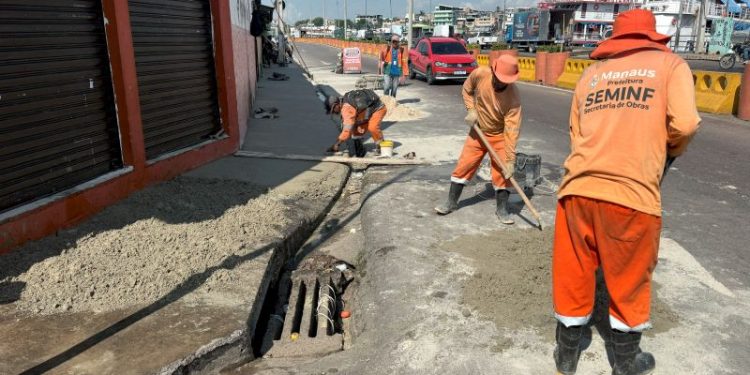 Infraestrutura no centro histórico de Manaus ganha reforço da Prefeitura