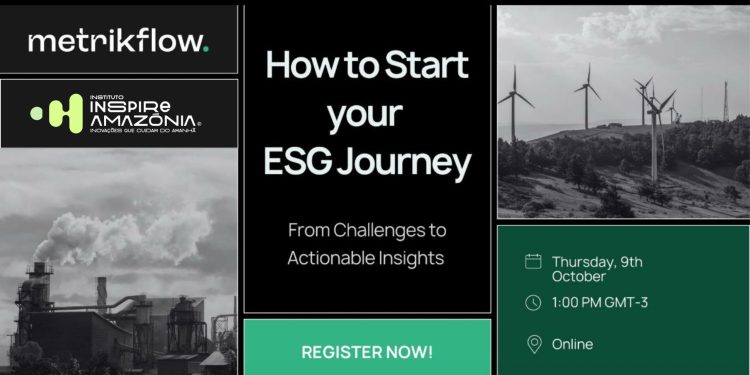 Parceria entre Metrikflow e Instituto Inspire Amazônia promove webnar ‘Como iniciar sua jornada ESG’