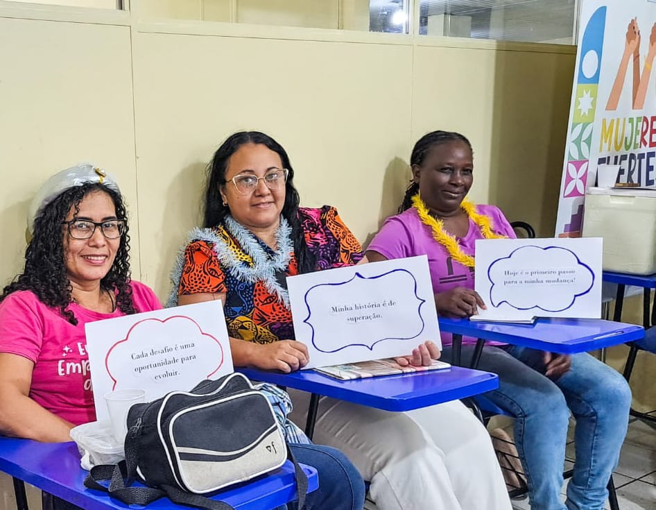 Em 2025, projeto impacta 200 mulheres refugiadas e migrantes com formação empreendedora 