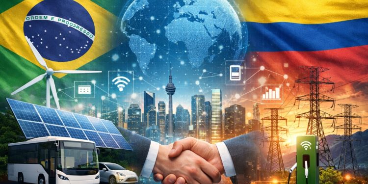Parceria entre Brasil e Colômbia impulsiona transição energética urbana