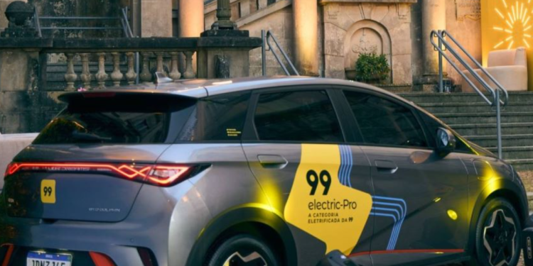 99 e Seteloc anunciam locação de 400 carros elétricos para motoristas de aplicativo