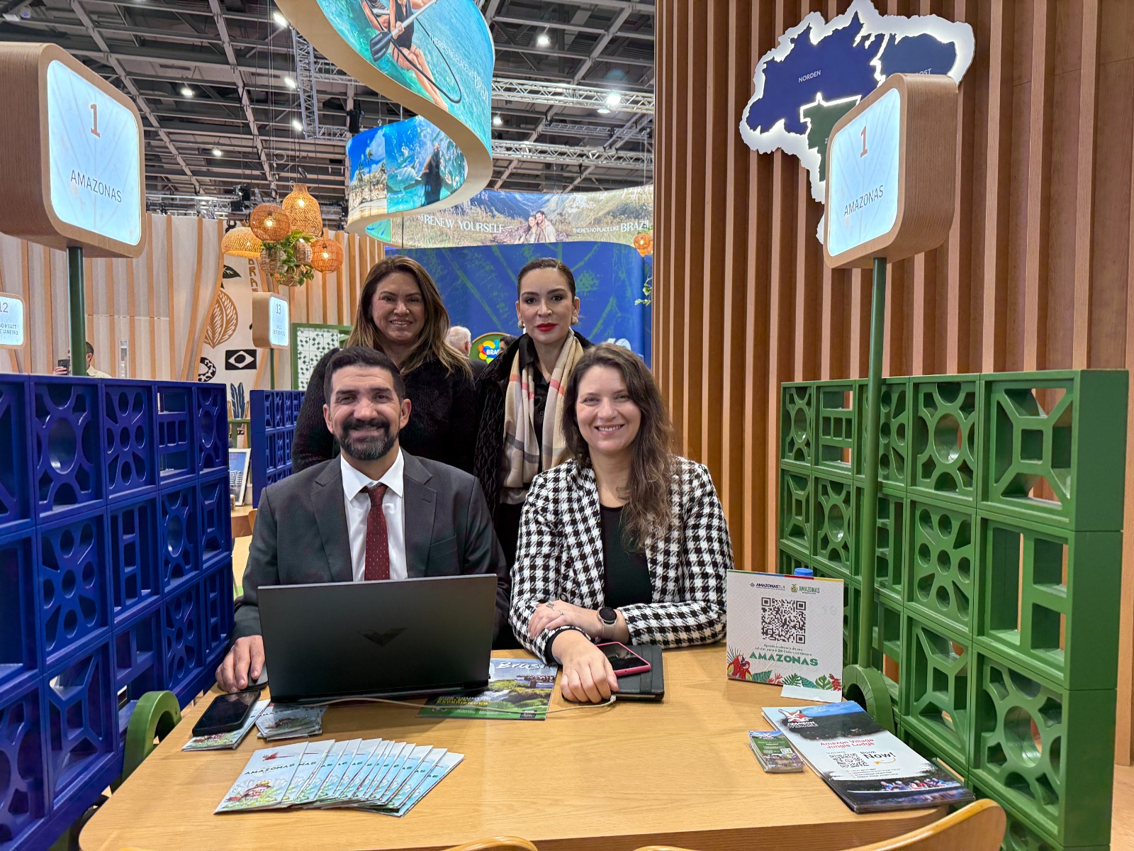Amazonastur promove o Amazonas na ITB Berlin, maior feira de turismo da Europa 