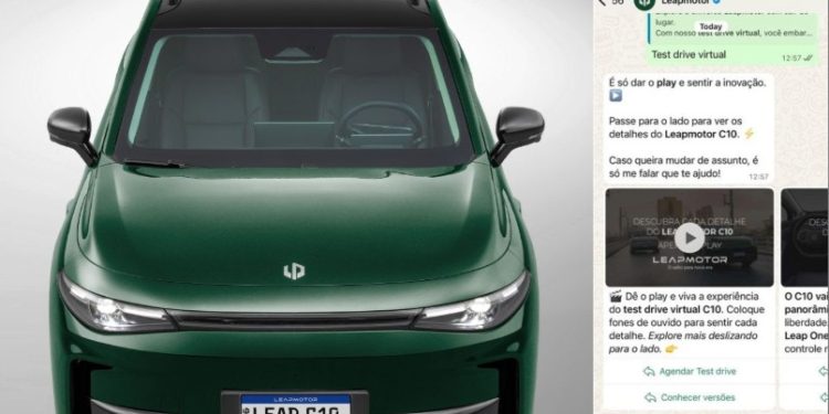 IA no WhatsApp revoluciona venda de carros da Leapmotor no Brasil