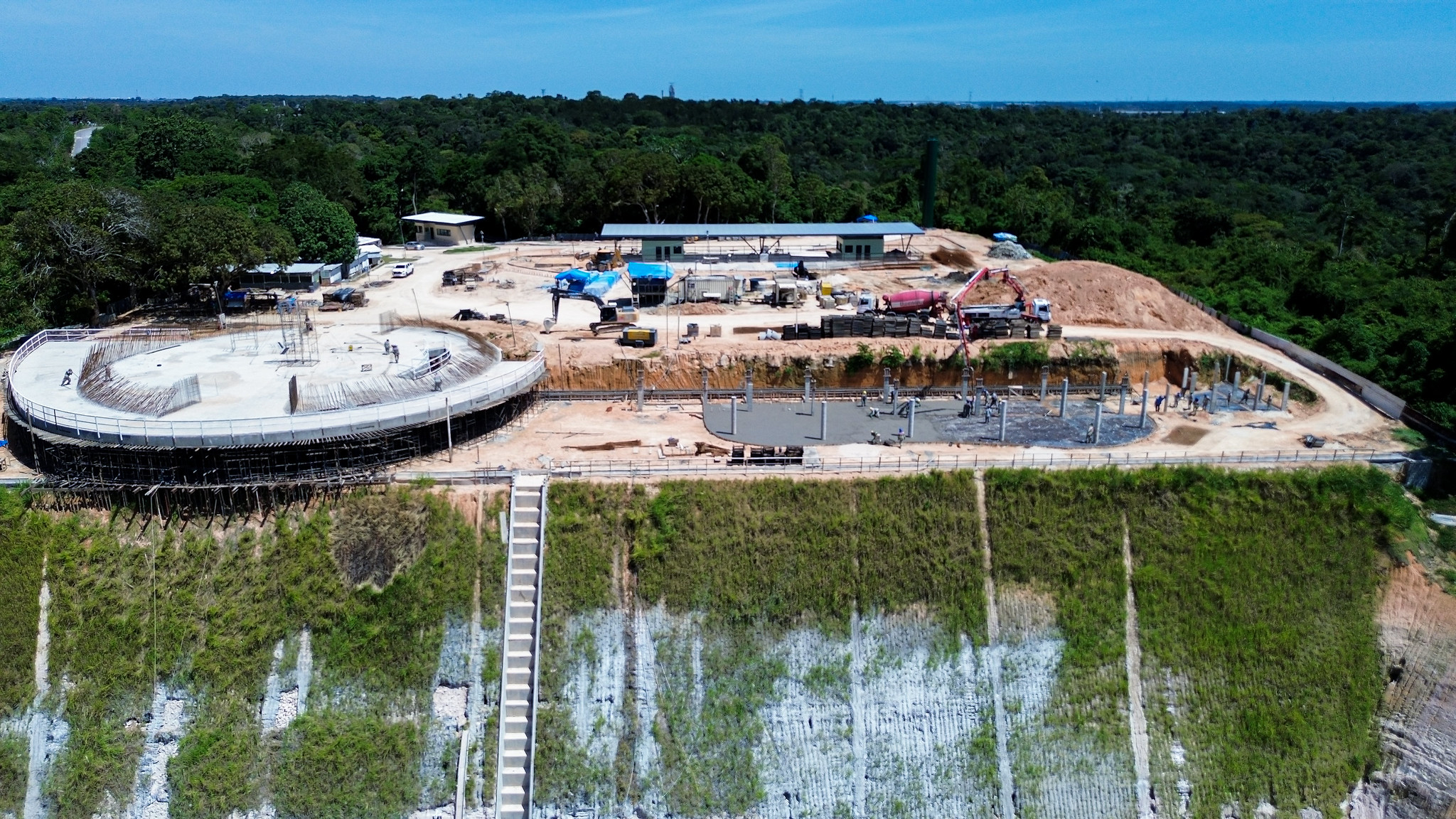 Prefeitura acelera construção do Parque Encontro das Águas com nova etapa estrutural