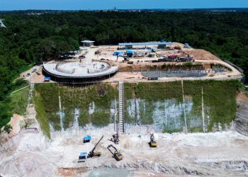 Prefeitura acelera construção do Parque Encontro das Águas com nova etapa estrutural