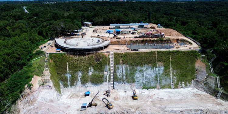 Prefeitura acelera construção do Parque Encontro das Águas com nova etapa estrutural