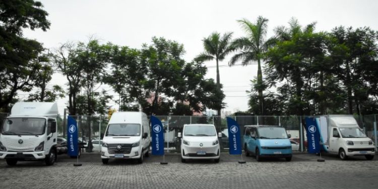 Setor logístico ganha reforço com novos veículos elétricos da Foton