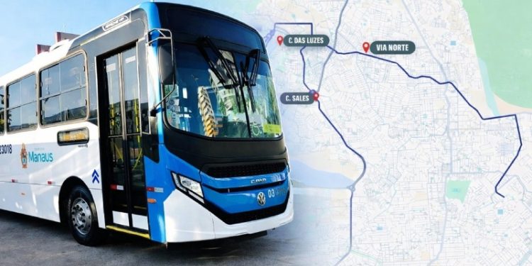 Prefeitura de Manaus lança nova linha de ônibus para ligar zonas Oeste e Norte