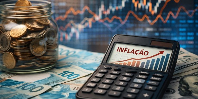 Inflação sobe para 4,71% e ultrapassa teto da meta em 2026