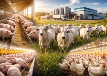 Produção brasileira de carnes deve alcançar 33,38 milhões de toneladas em 2026