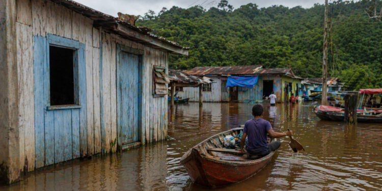 Amazonas tem 15 municípios em emergência por cheia dos rios e mais de 133 mil pessoas são afetadas