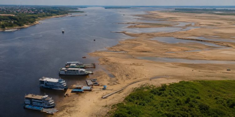 Previsão de possível seca severa em 2026 mobiliza governo e empresários no Amazonas para evitar impacto logístico