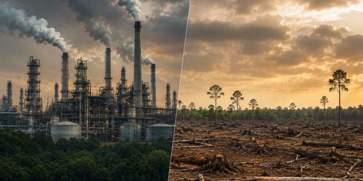 Países discutem solução para combustível fóssil e desmatamento ilegal