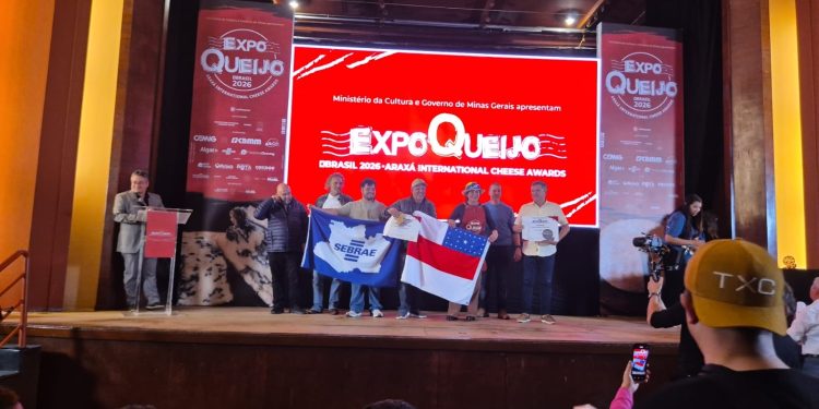 Queijarias do Amazonas conquistam medalhas de ouro na ExpoQueijo Brasil 2026 com apoio do Sebrae