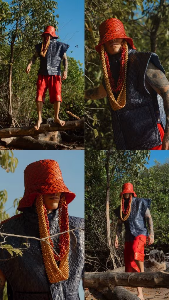 Coleção criada no Amazonas transforma pele de pirarucu em moda, design e bioeconomia