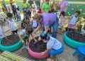 Creche da prefeitura premiada pelo FNDE transforma educação ambiental em ação no igarapé do 40 com inauguração da horta Panc e composteira