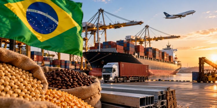 Brasil registra superávit de US$ 7,4 bilhões na balança comercial em agosto