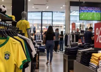 Comércio varejista recua 0,8% em julho após efeito da Copa do Mundo